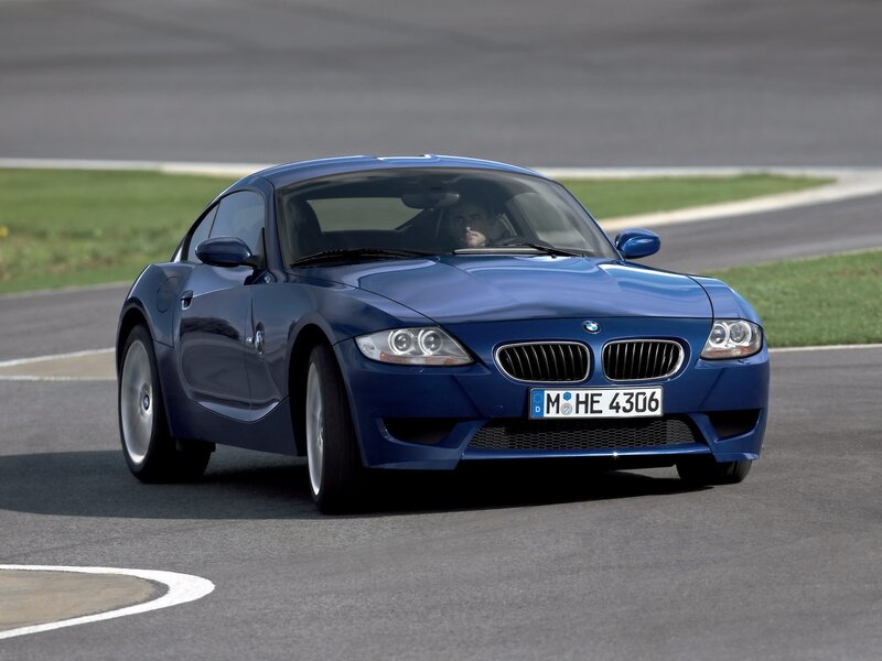 Blue BMW Z4 M Coupe — Dynamic, Afternoon