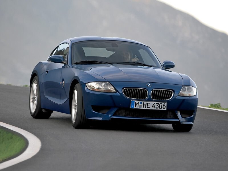 Blue BMW Z4 M Coupe — Dynamic