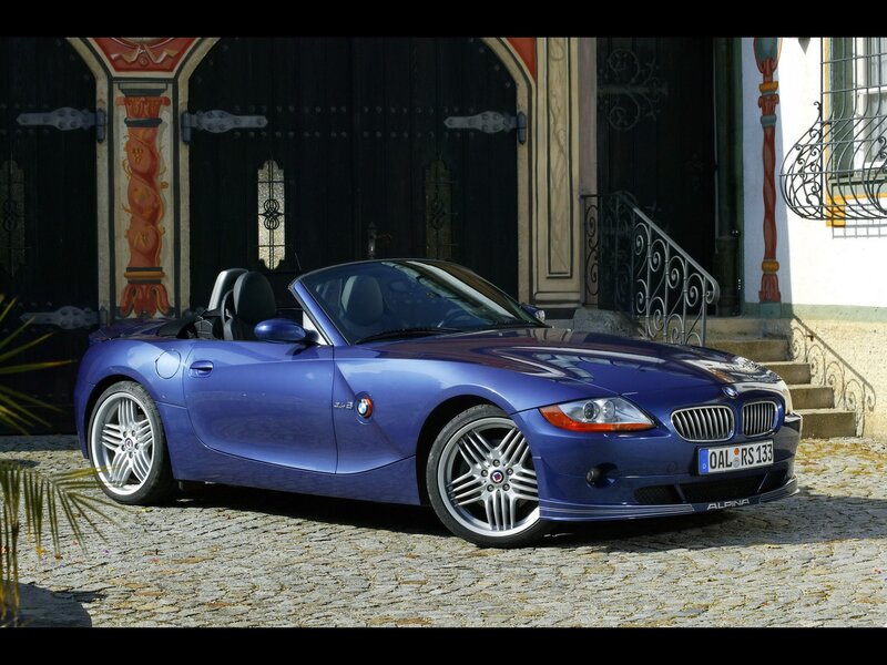 Blue BMW Z4 M Roadster