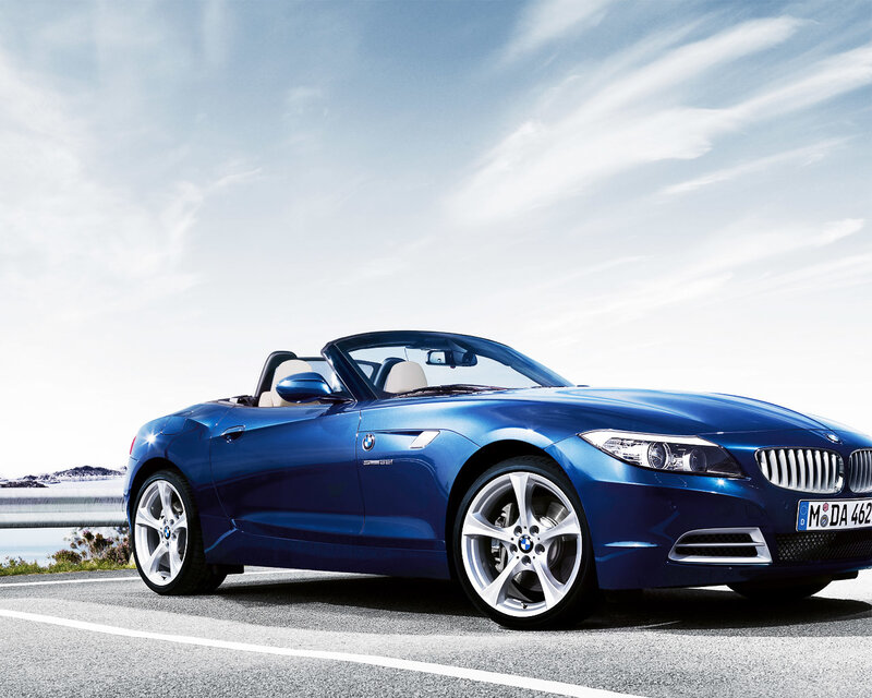 Blue BMW Z4 Roadster