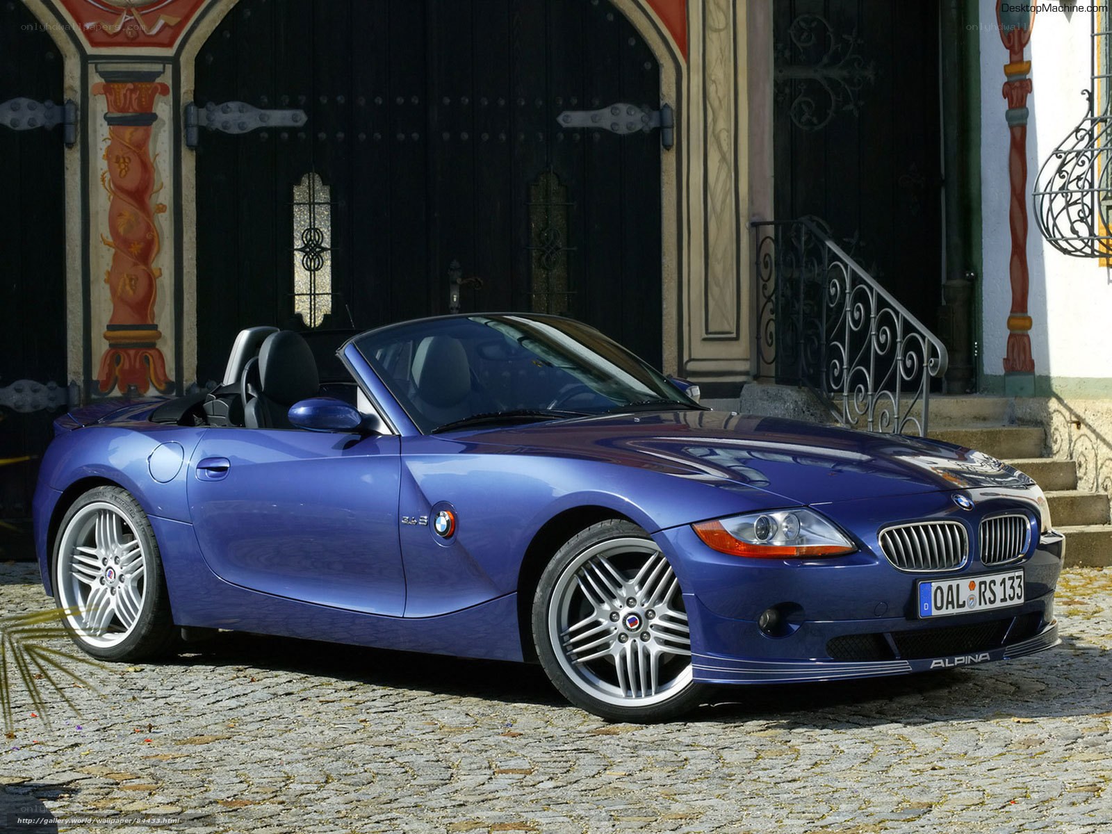 Blue BMW Z4 Roadster