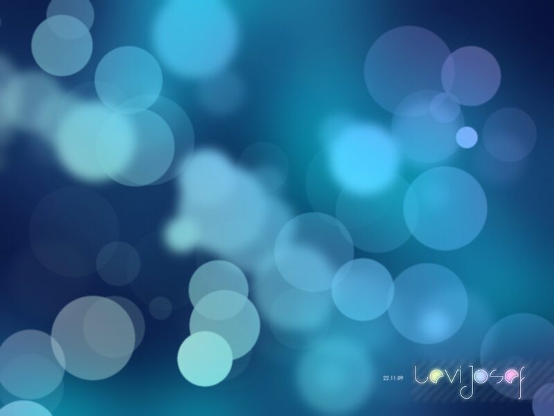 blue bokeh background