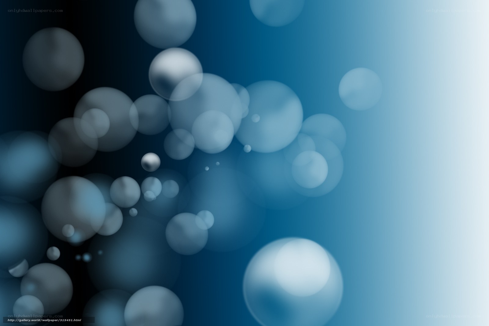 Blue Bokeh Background