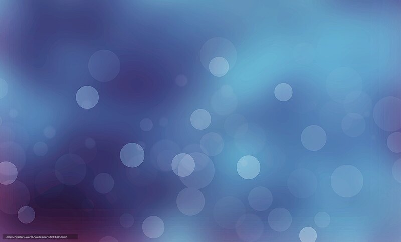 Blue Bokeh Background — Calm, Abstract, Circles