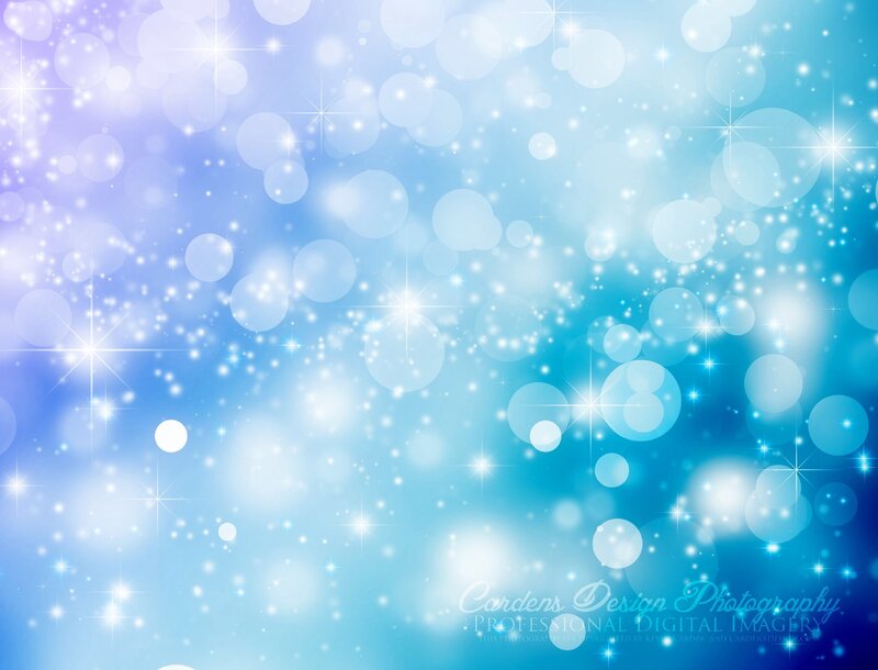 Blue Bokeh Background — Dreamy