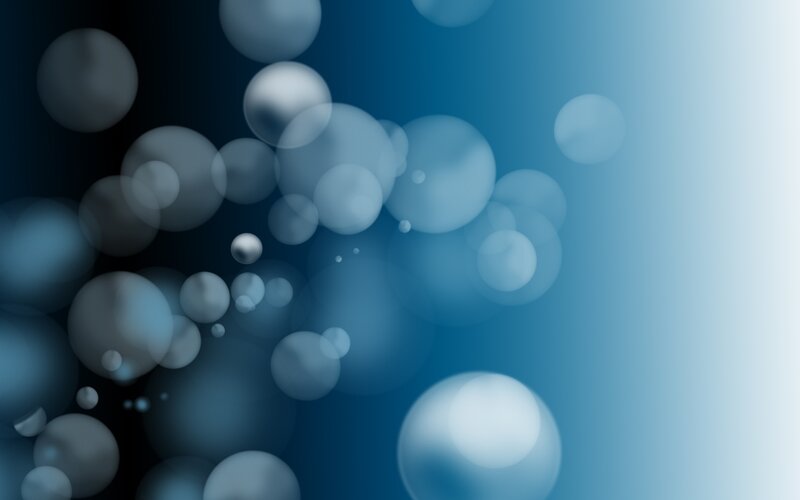 blue bokeh bubble background
