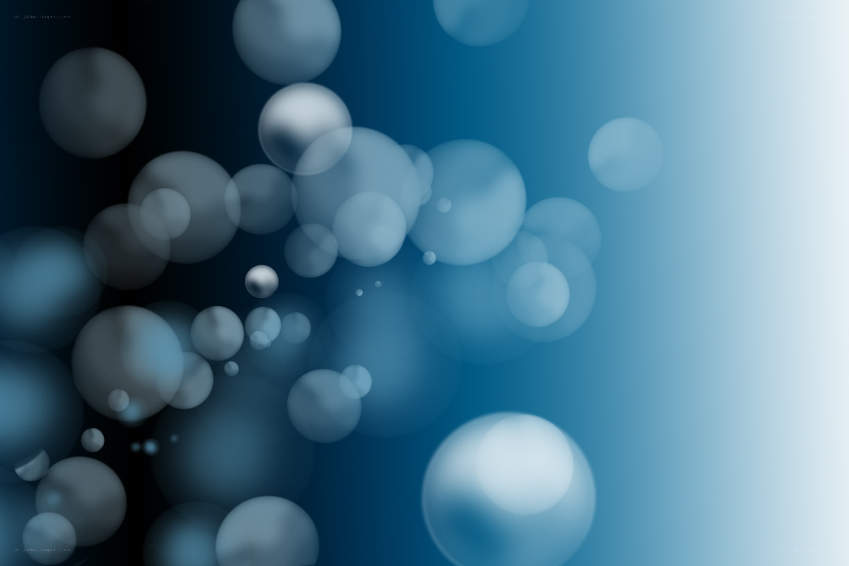 blue bokeh bubble background