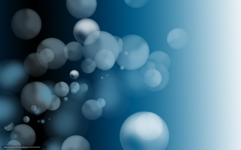 blue bokeh bubbles background