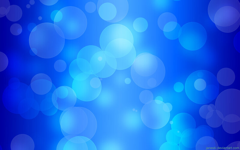 blue bokeh circle background