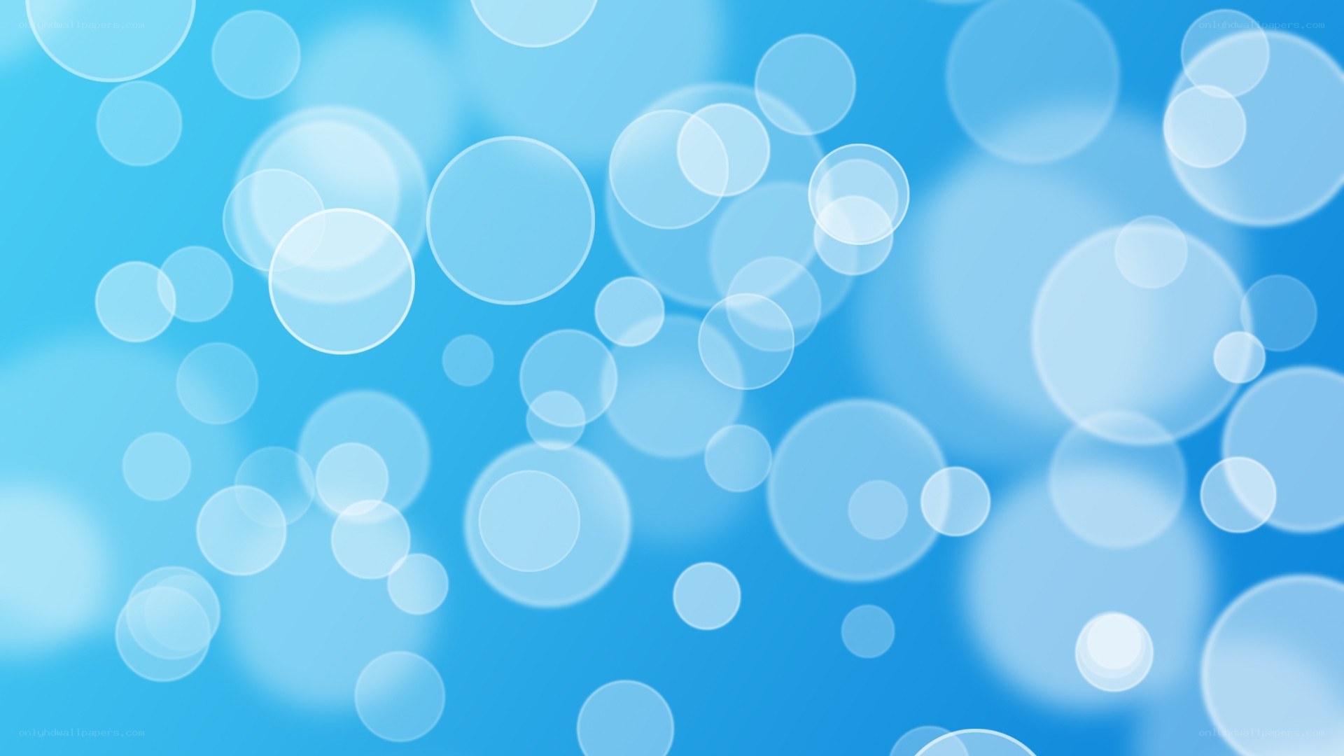 blue bokeh circle background