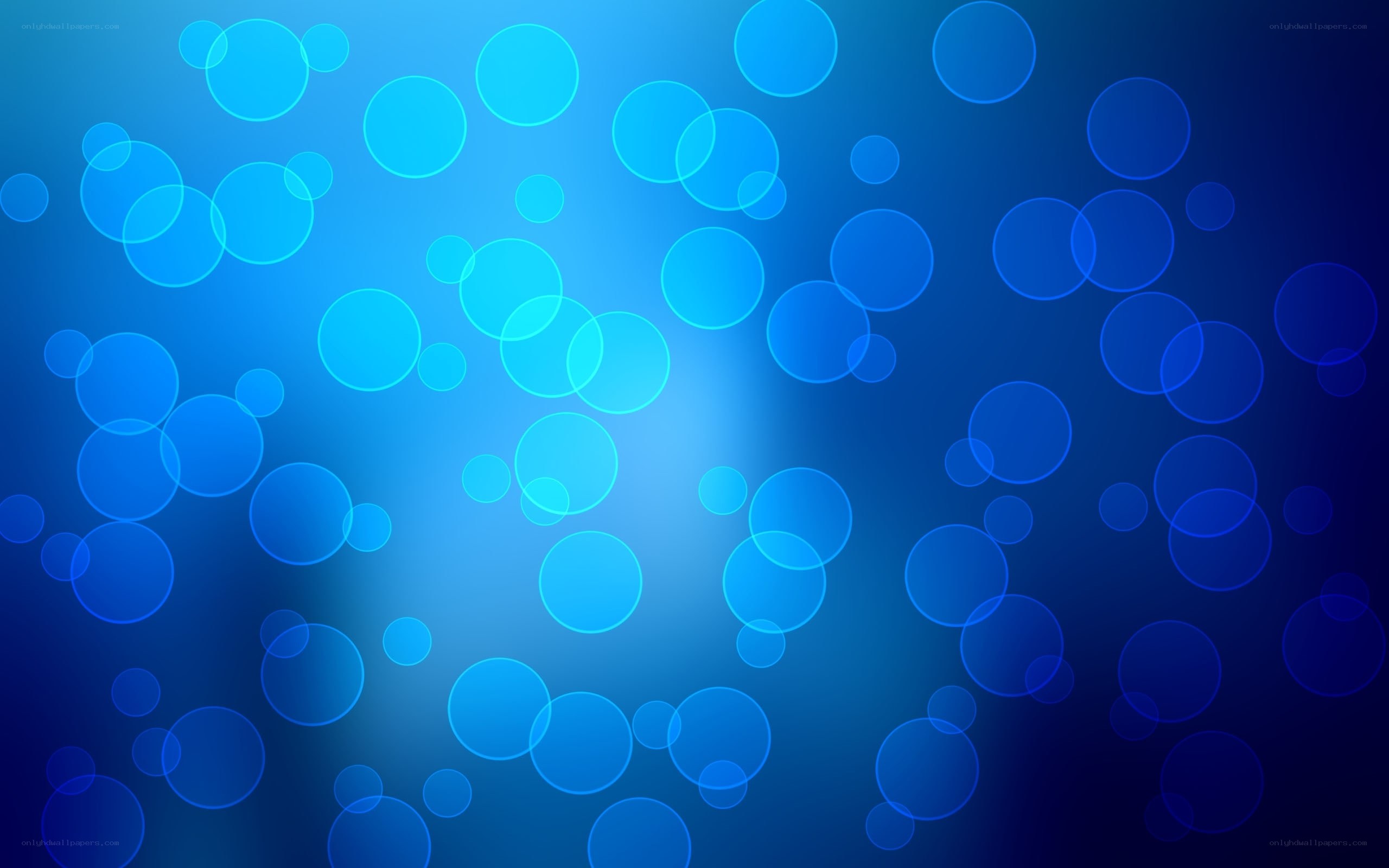 blue bokeh circle background