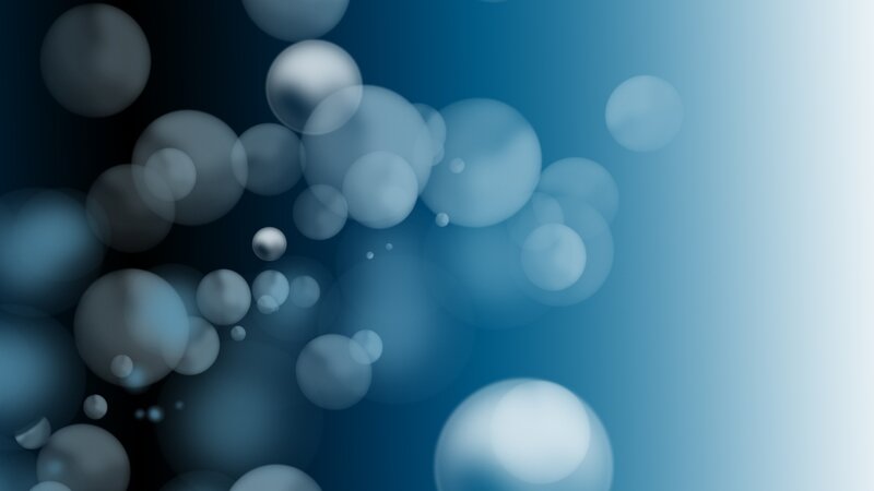 Blue Bokeh Circles — Blur