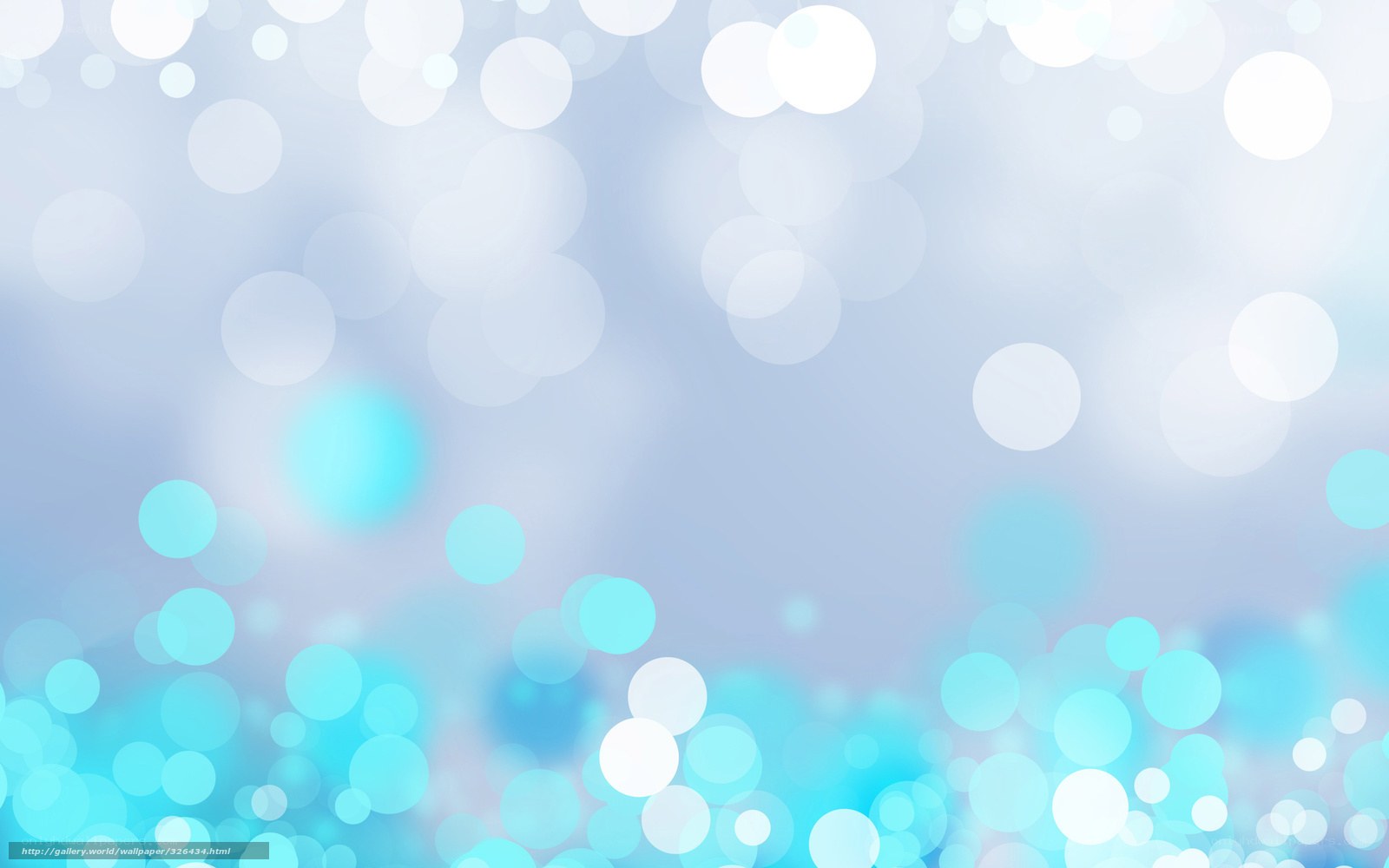 blue bokeh light circles