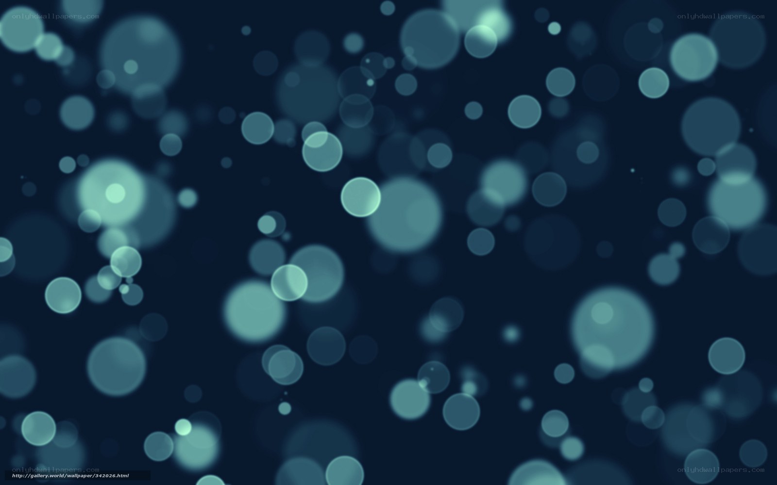 blue bokeh light circles
