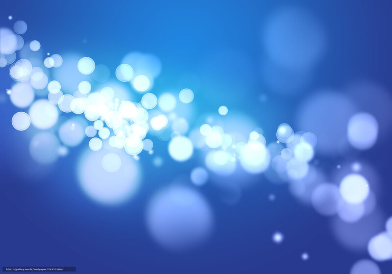 Blue Bokeh Light Circles — Calm, Abstract