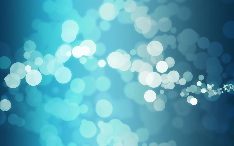 Blue Bokeh Light Circles — Calm