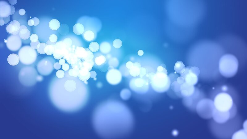 Blue Bokeh Light Circles — Serene