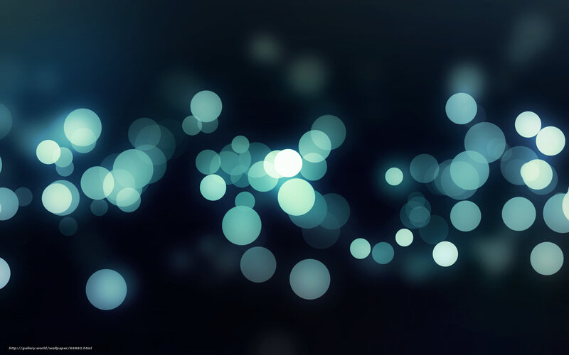 blue bokeh light circles