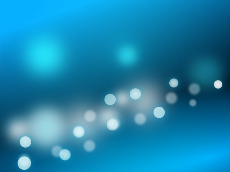 blue bokeh light effect