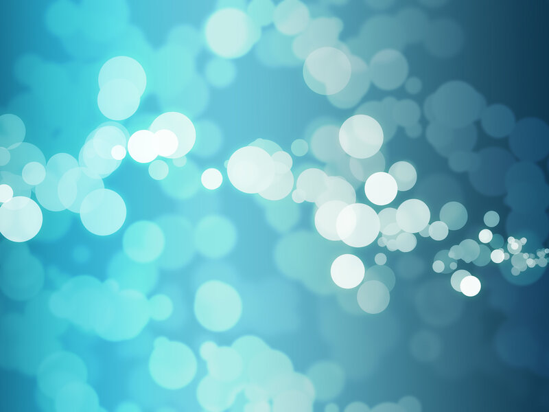 blue bokeh light effect