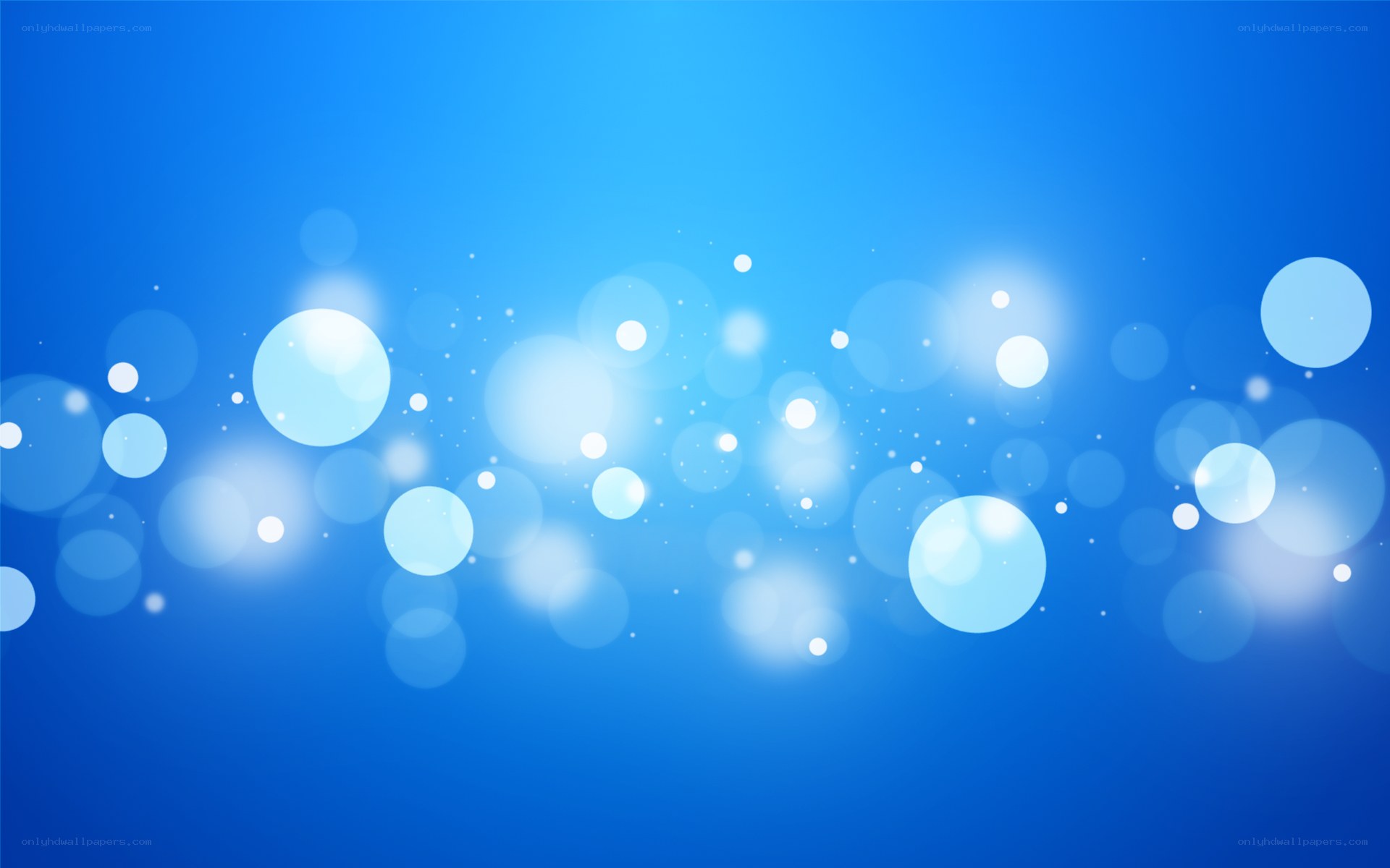 blue bokeh light effect