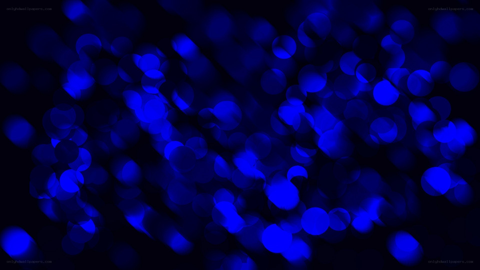 blue bokeh light effect