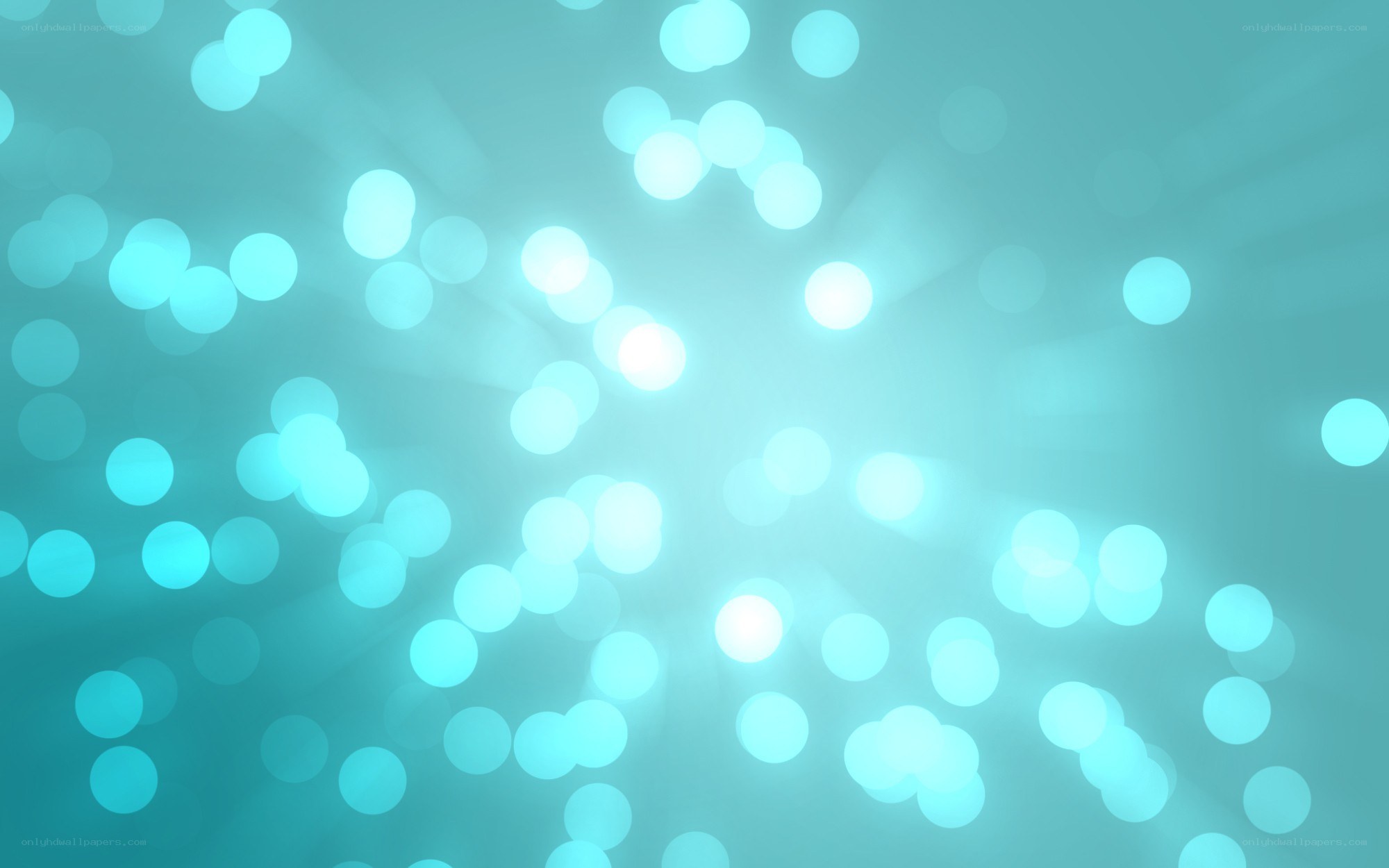 blue bokeh light effect