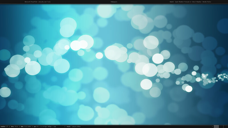 blue bokeh light effect
