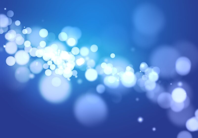blue bokeh light effect