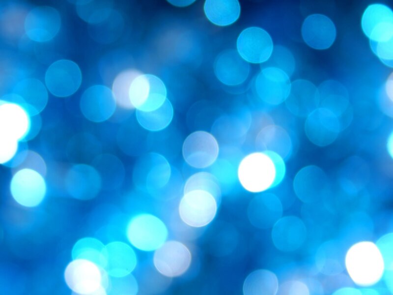 blue bokeh light effect