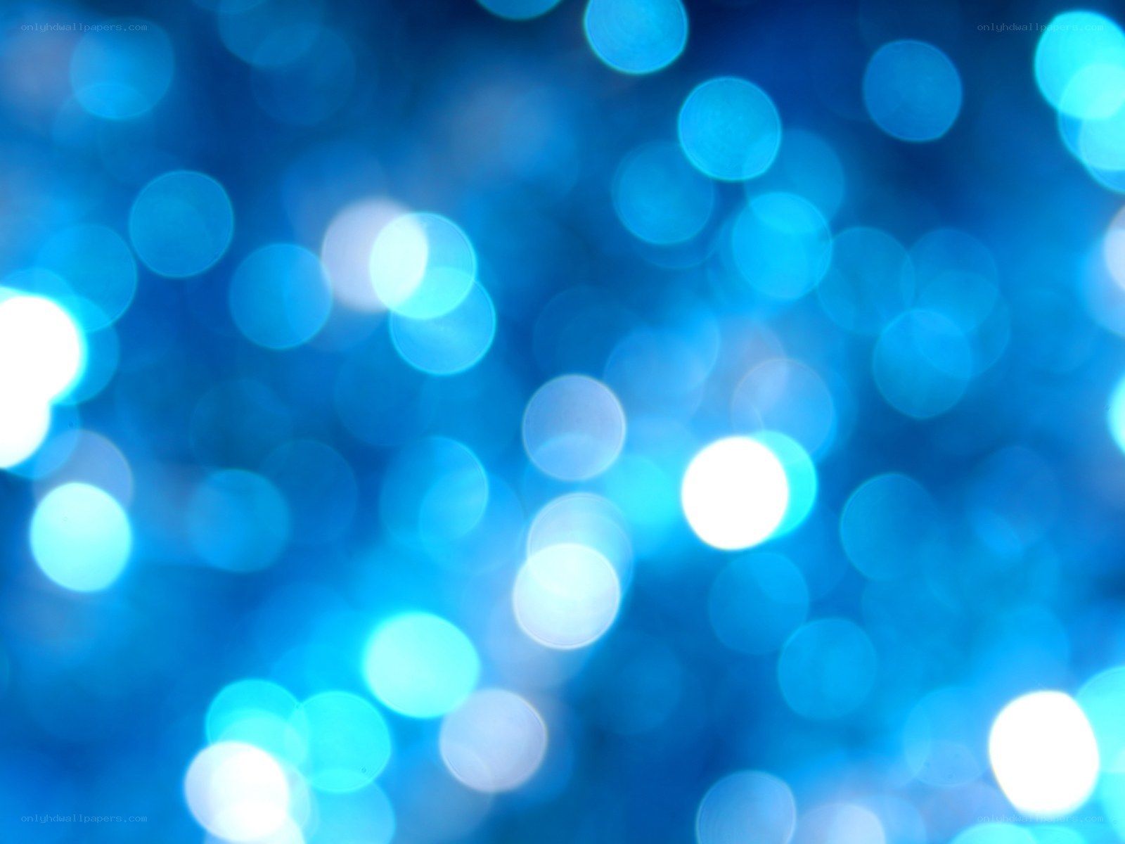 blue bokeh light effect