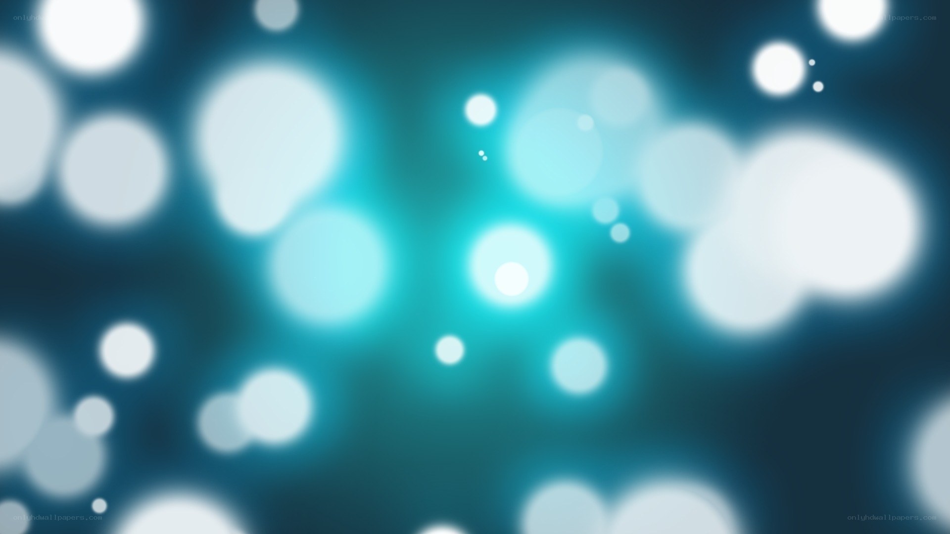 blue bokeh light effect