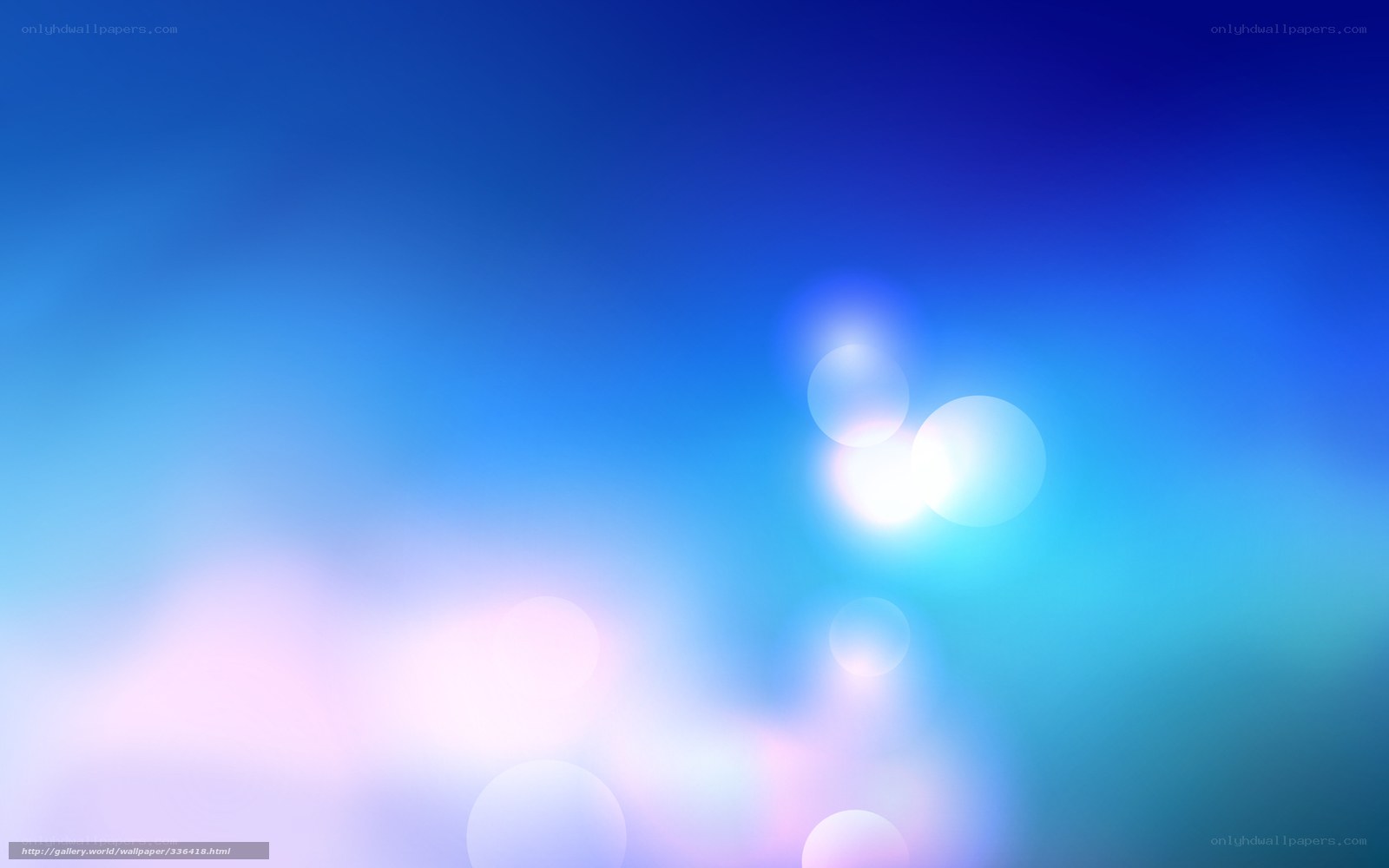 blue bokeh light effect