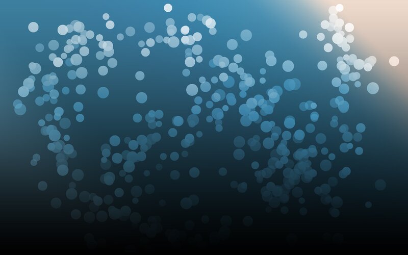 blue bokeh light particles
