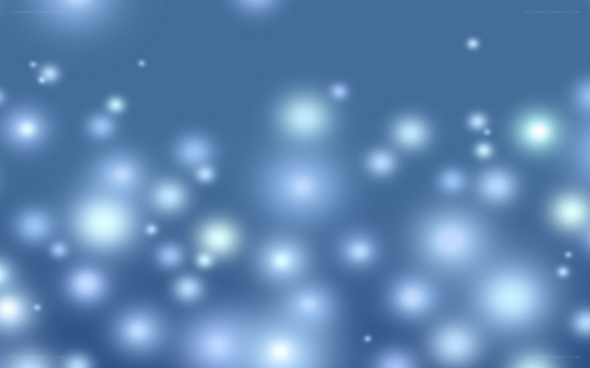 blue bokeh lights