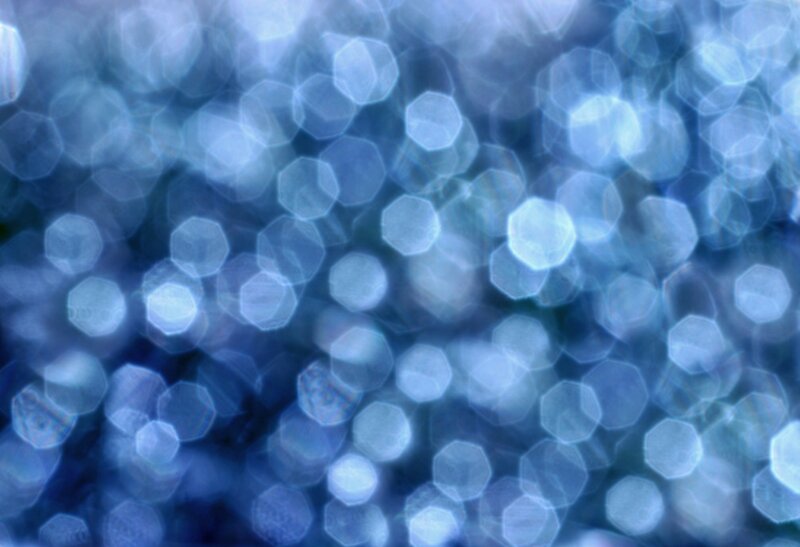 Blue Bokeh Lights — Blur, White
