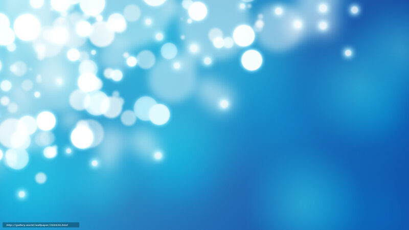 Blue Bokeh Lights — Calm, Abstract, Background