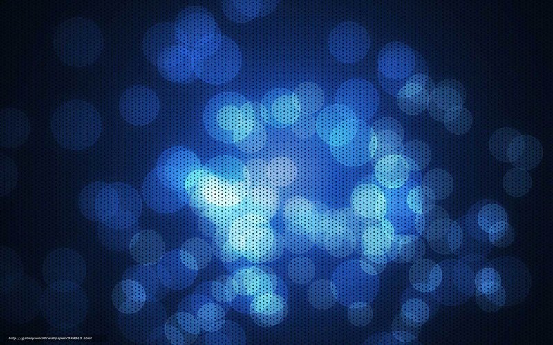 Blue Bokeh Lights — Calm, Abstract, Circles, Dots, Light