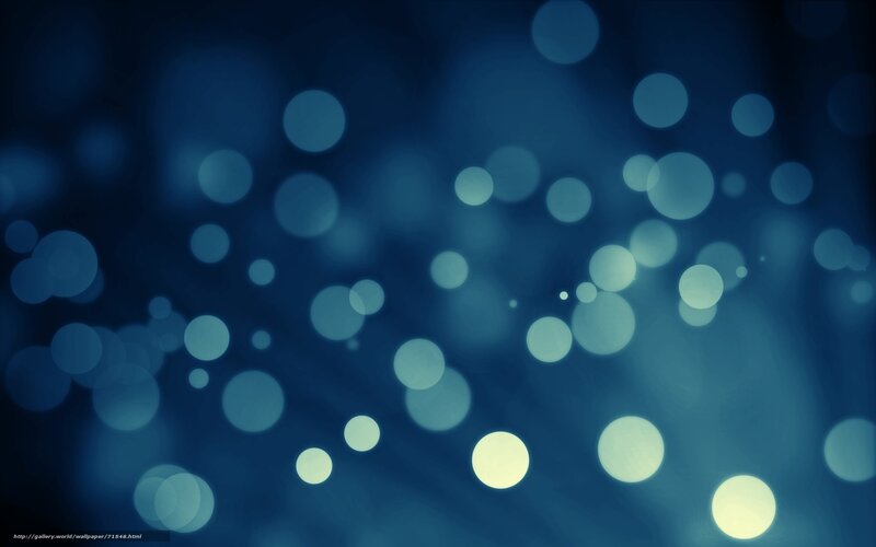 Blue Bokeh Lights — Calm, Abstract, Circles