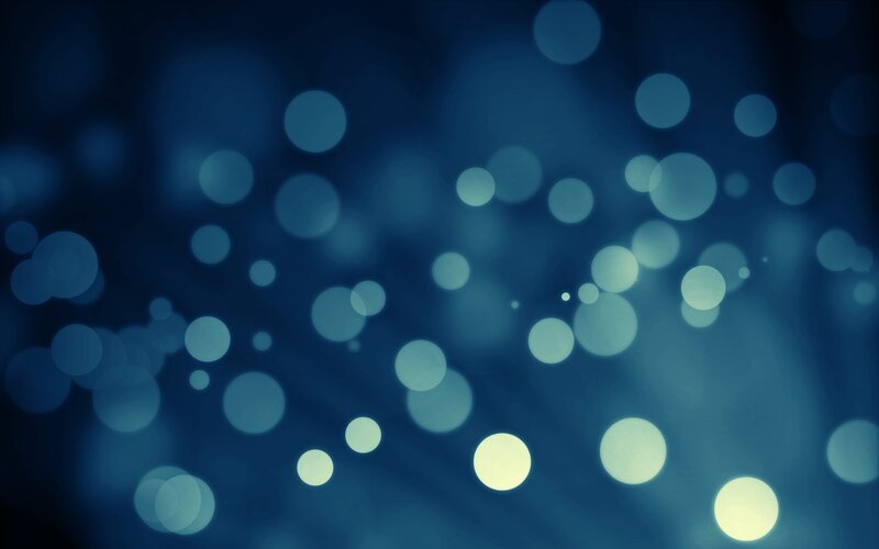 Blue Bokeh Lights — Calm, Abstract