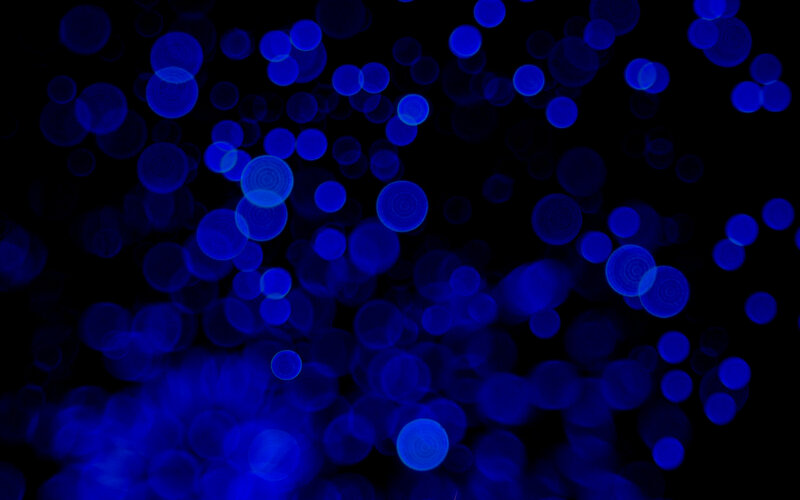 Blue Bokeh Lights — Calm