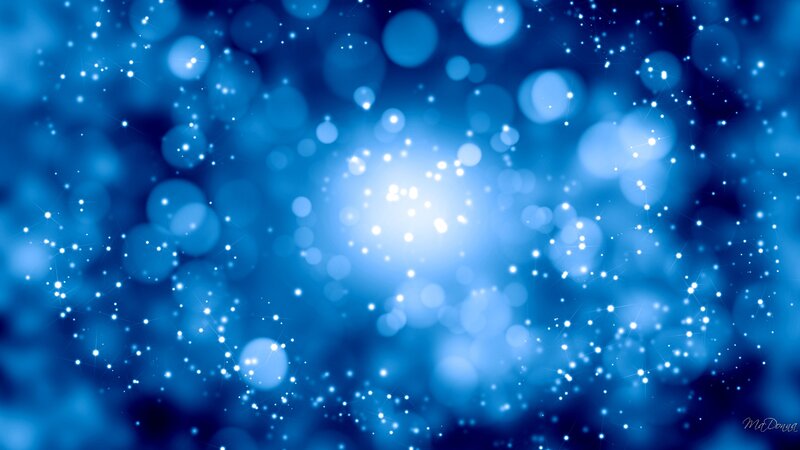 Blue Bokeh Lights — Serene