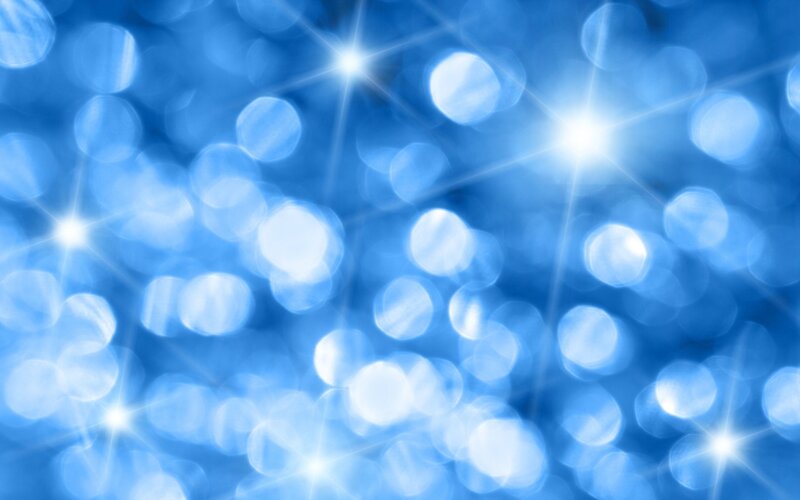Blue Bokeh Lights — Sparkling