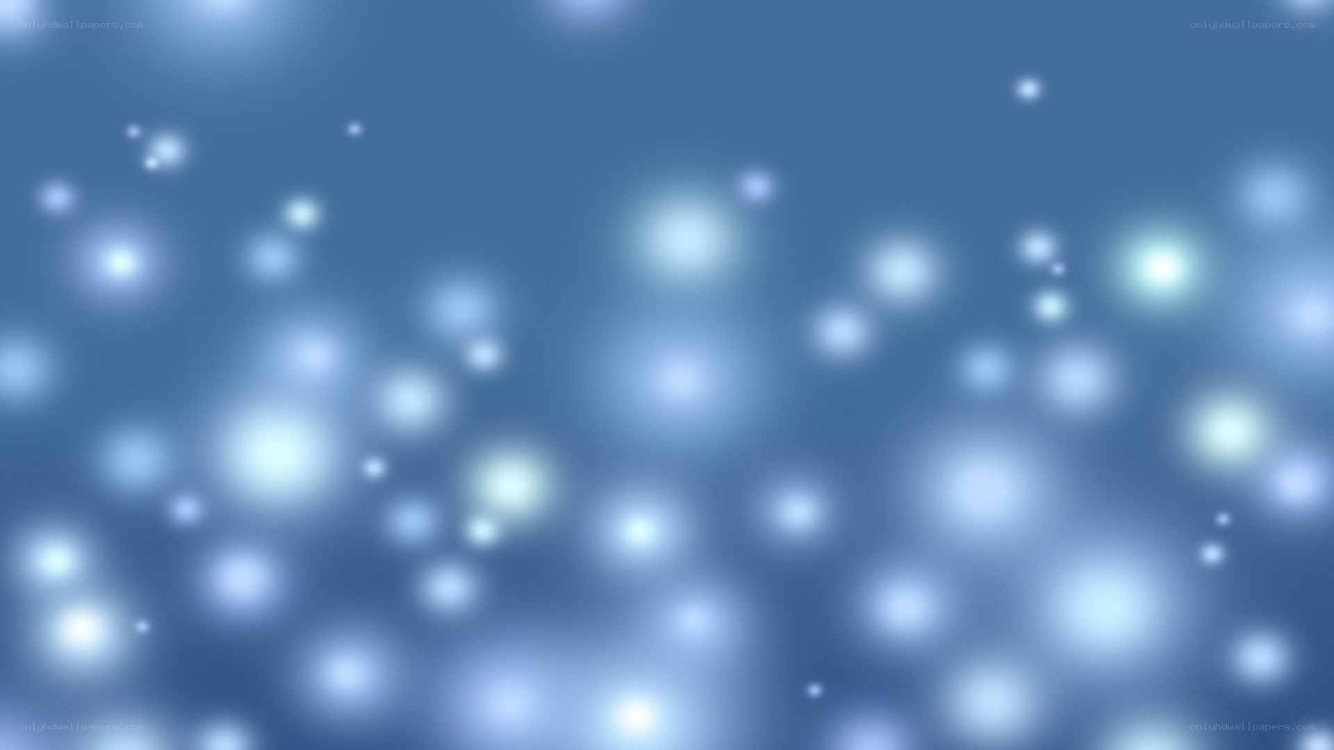 blue bokeh lights