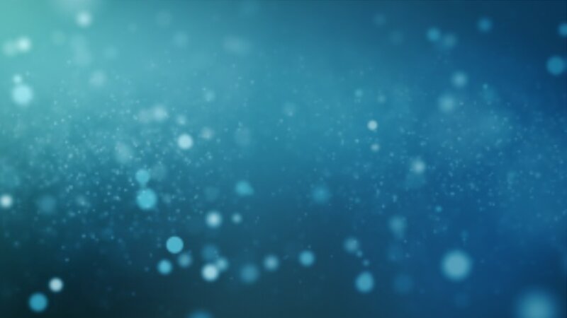 Blue Bokeh Particles — Serene