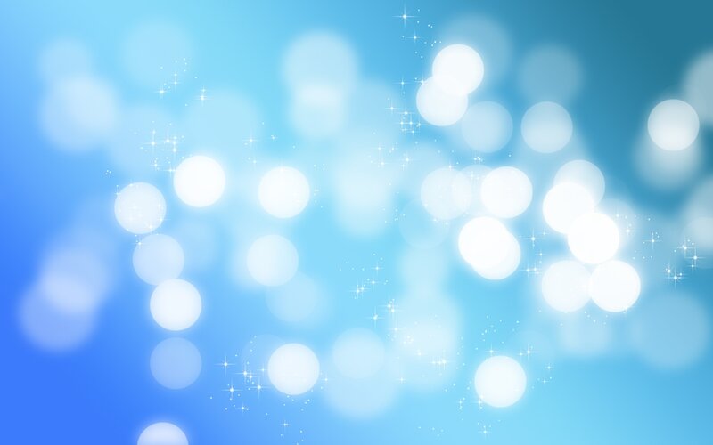 blue bokeh with sparkles