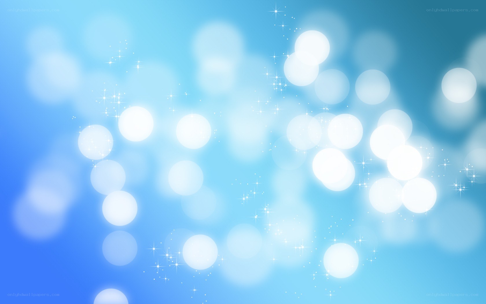 blue bokeh with sparkles