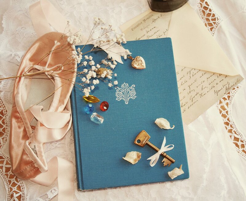 Blue Book with Ballet Shoes