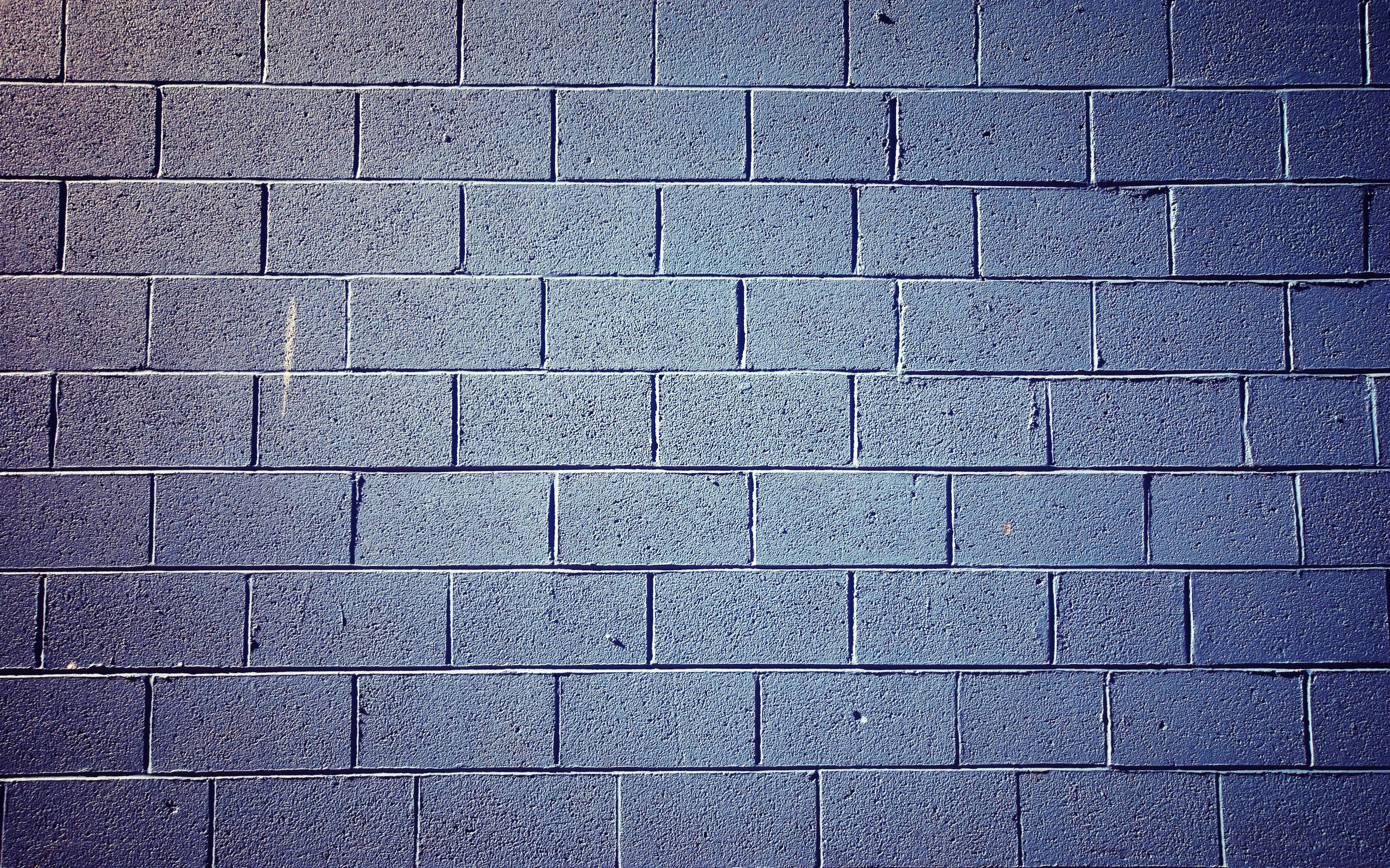 blue brick wall texture