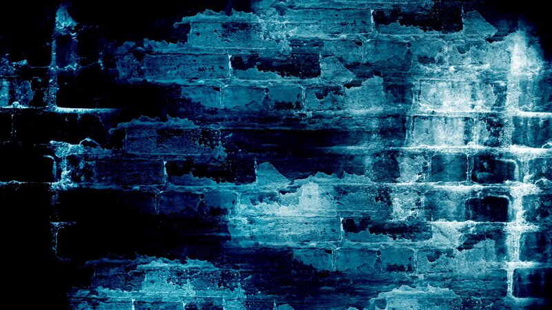 blue brick wall texture
